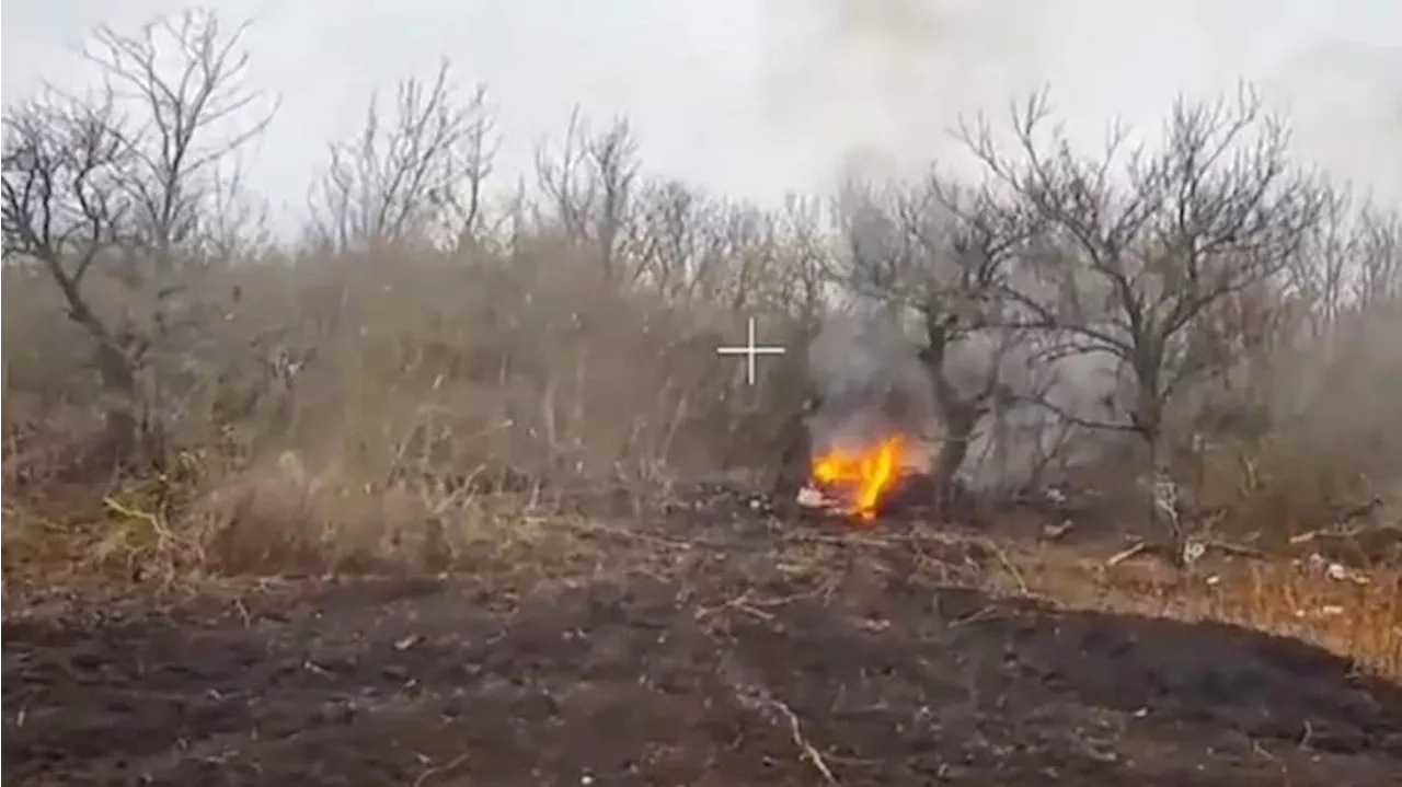 Росгвардия уничтожила танк ВСУ в Курской области с помощью БПЛА