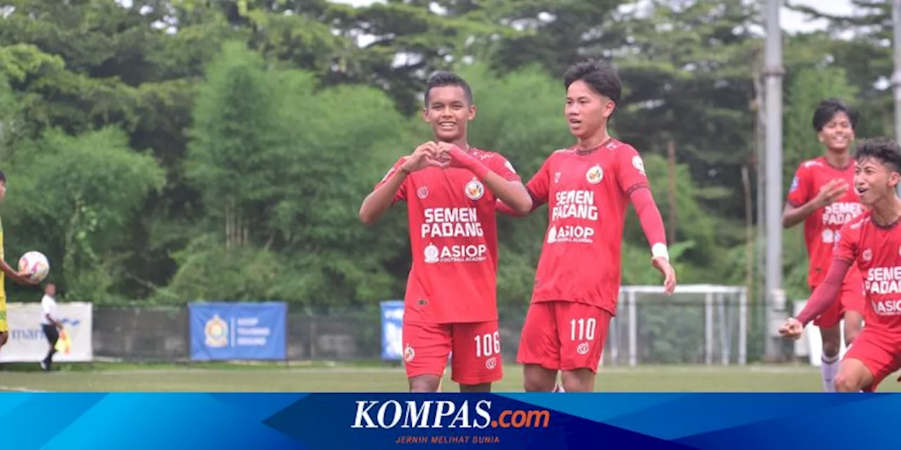 EPA U18: Semen Padang-ASIOP Kalahkan PSS Sleman, Terus Tempel PSM