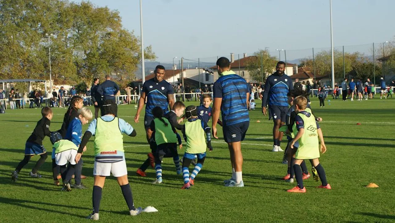 L’école de rugby de Revel accueille le Castres Olympique pour un entraînement délocalisé