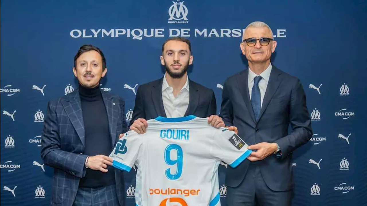 Mercato : après le départ de Lilian Brassier, l'OM officialise l'arrivée d'Amine Gouiri