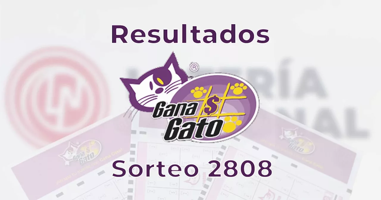 Resultados del Gana Gato 2808 del 30 de enero del 2025