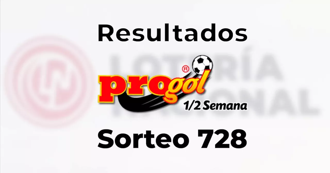 Resultados del Progol Media Semana 728: checa la quiniela ganadora