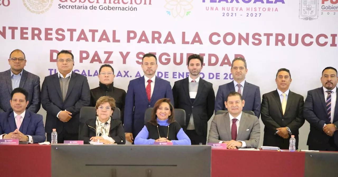 Tlaxcala y Puebla firman convenio para fortalecer seguridad