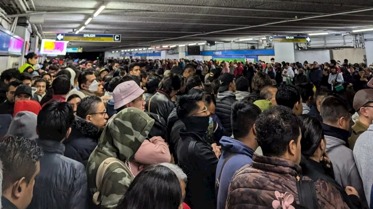 Caos y Retrasos en el Metro de la CDMX