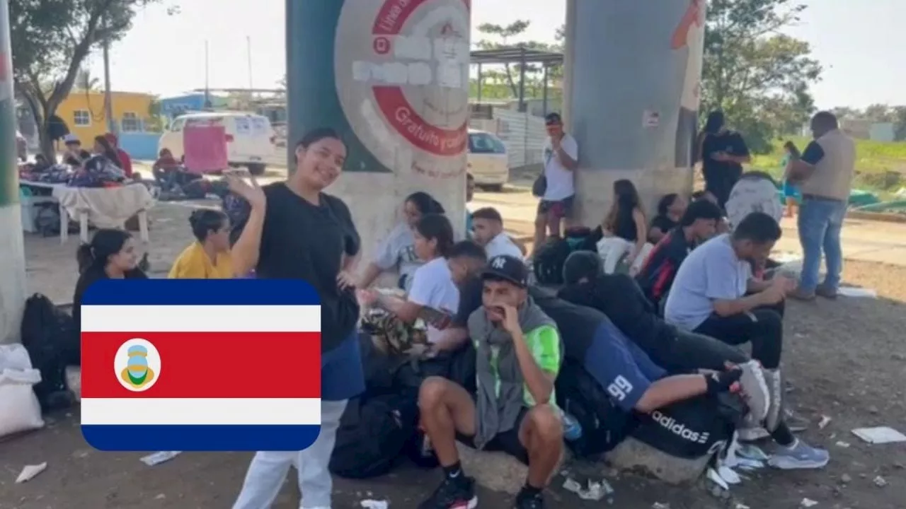 Migrantes de Costa Rica comienzan a llegar al sur de Veracruz; buscan quedarse en México