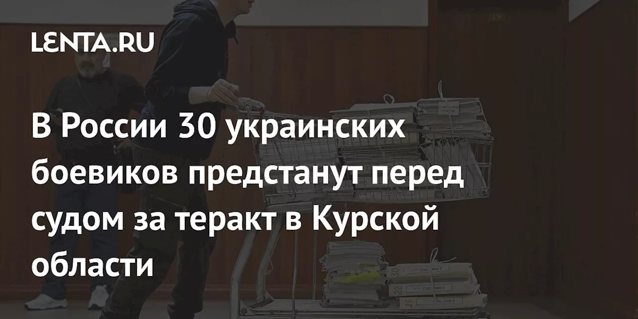 В России 30 украинских боевиков предстанут перед судом за теракт в Курской области