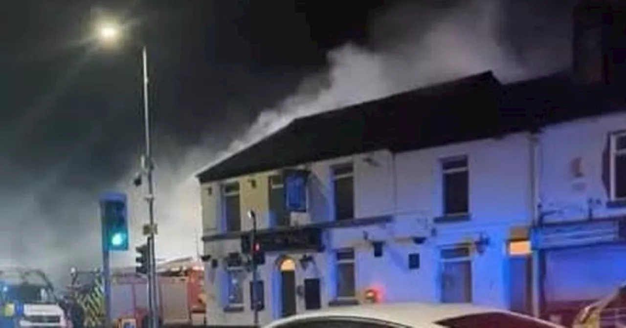 Former Pub Fire Extinguished in Leigh, Cause Under Investigation