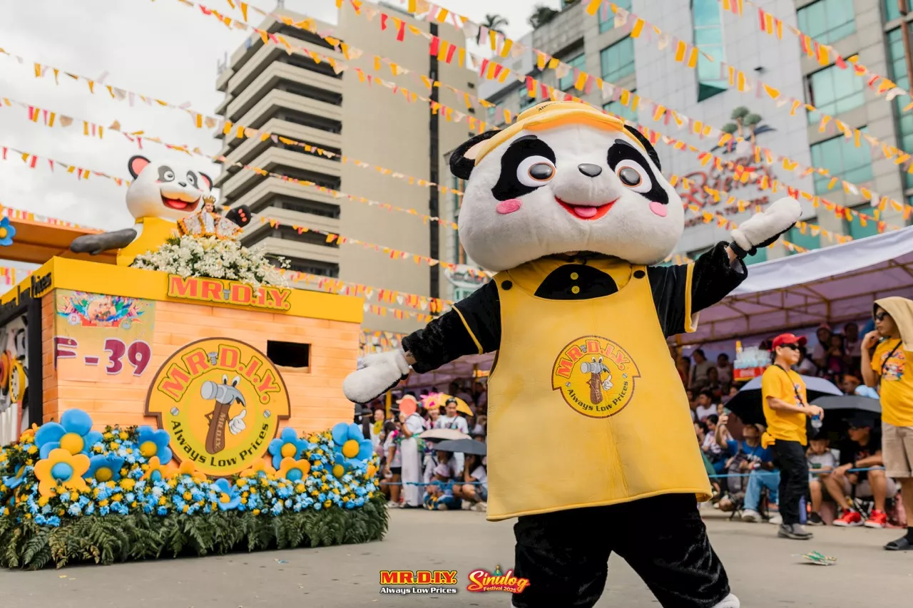 MR.DIY brings FAMILYHAN fun to Sinulog 2025 festivities