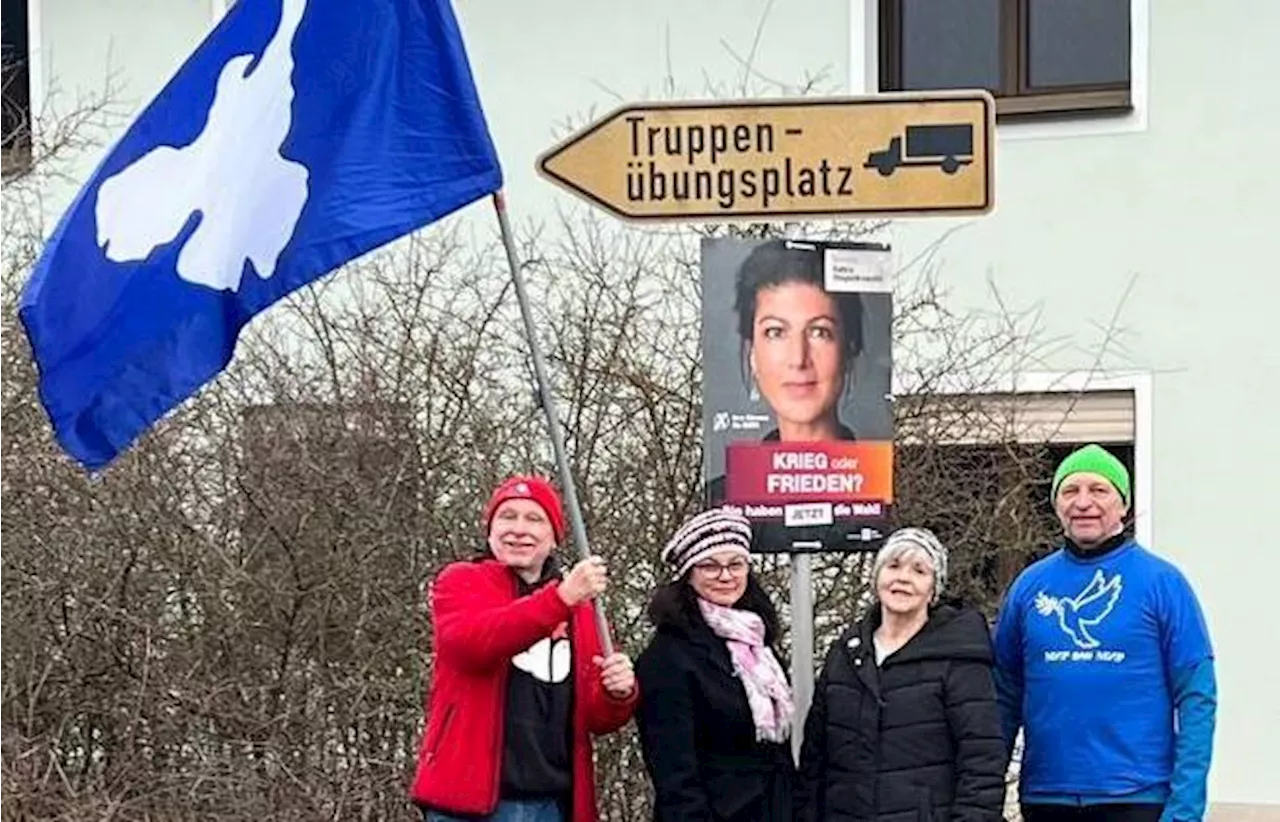 Nach BSW-Protest in Hohenfels: 49-Jähriger bedroht das Bündnis Sahra Wagenknecht per E-Mail