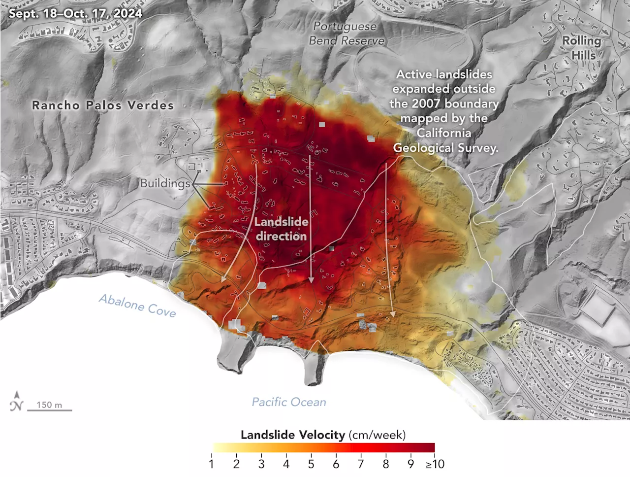 NASA Radar Imagery Reveals Details About Los Angeles-Area Landslides