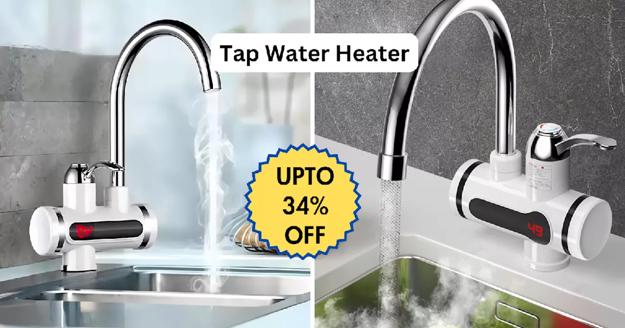 Amazon Offers: कम खर्च करके लोग अपने घरों में लगवा रहे Tap Water Heater, टोंटी चालू करते ही मिलने लगेगा गर्म