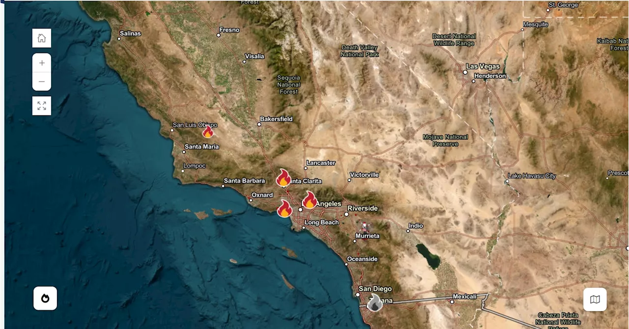 Southern California Wildfires Largely Contained Despite New Fire