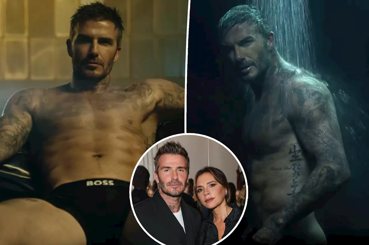 David Beckham Launches New Boss One Underwear Campaign