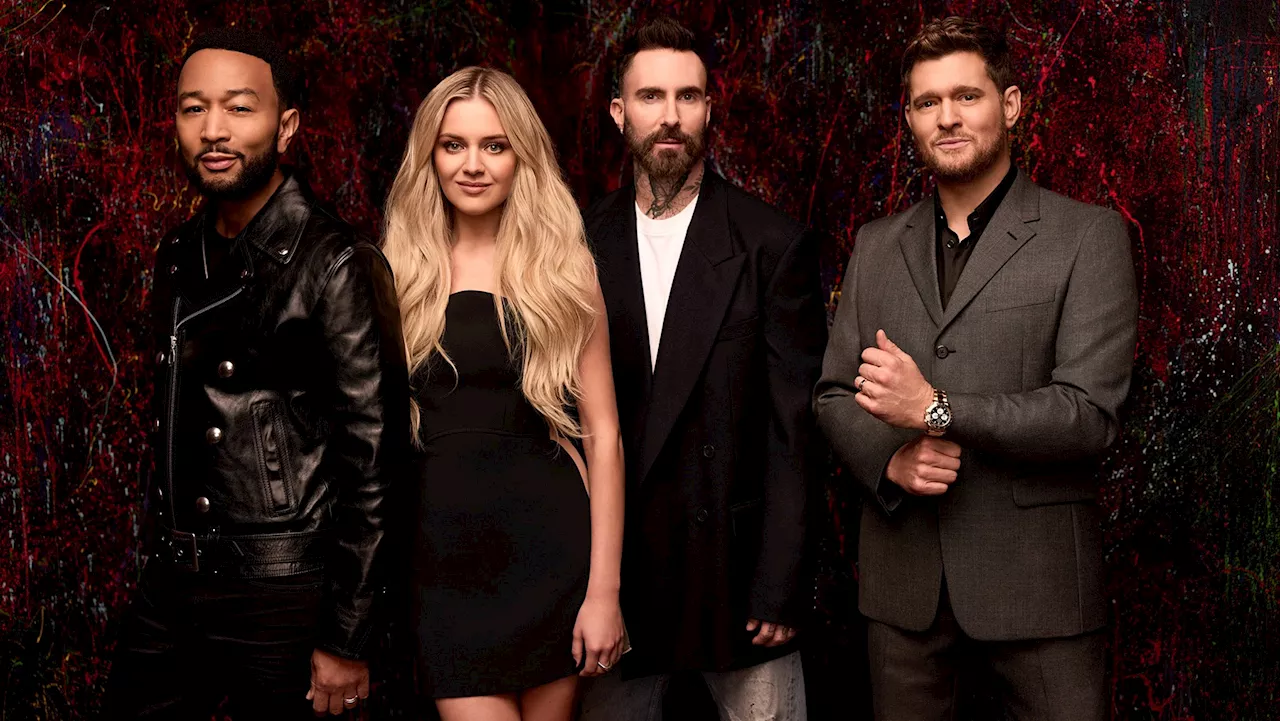 The Voice US Coaches reunite for a live performance of 'Tiny Dancer'