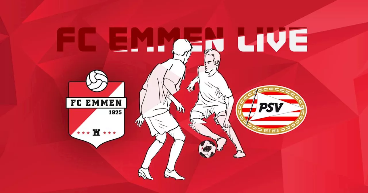 Lees terug: FC Emmen pakt eerste punten van 2025 tegen Jong PSV