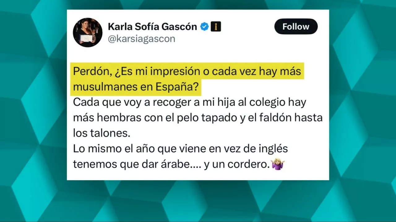 Comentarios racistas de Karla Sofía Gascón amenazan su candidatura al Oscar