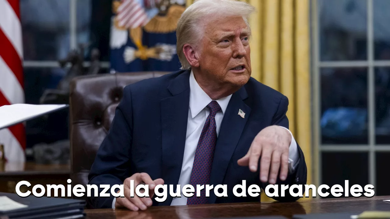 Trump inicia la maquinaria de los aranceles, amenazando con guerra comercial