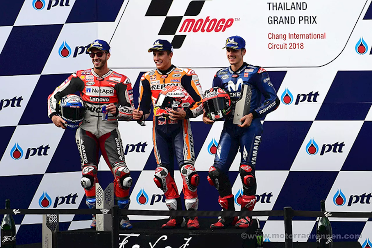 Buriram: Das sagen Marquez, Dovizioso und Vinales