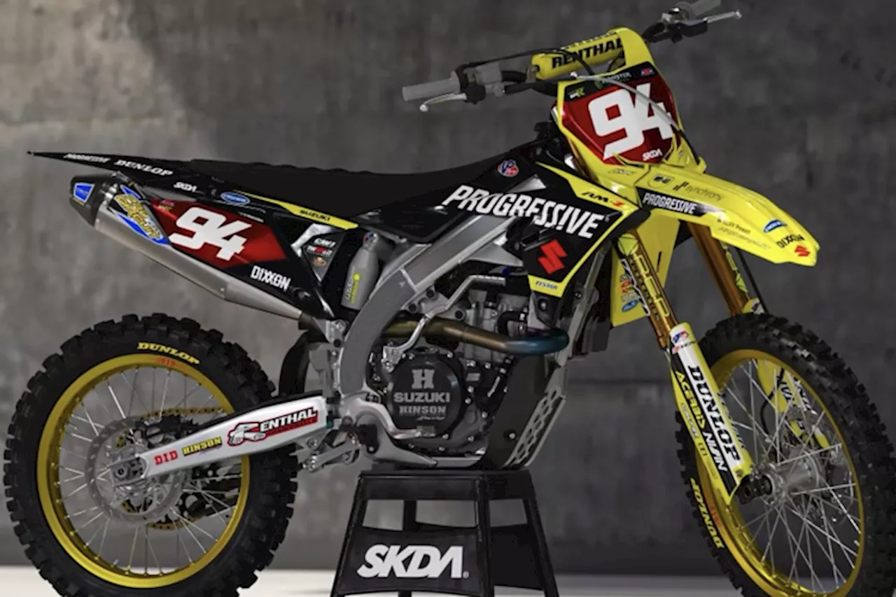 Roczen mit dem roten Startnummernschild in Glendale