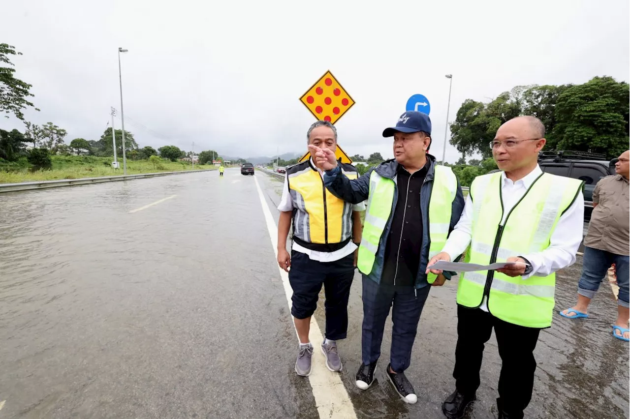 Floods hit four Pan Borneo Highway sections, no need for closures, says Nanta