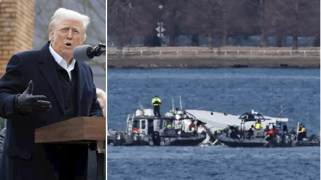 Trump Blames Diversity Hiring for Aviation Crash, Despite Lack of Evidence