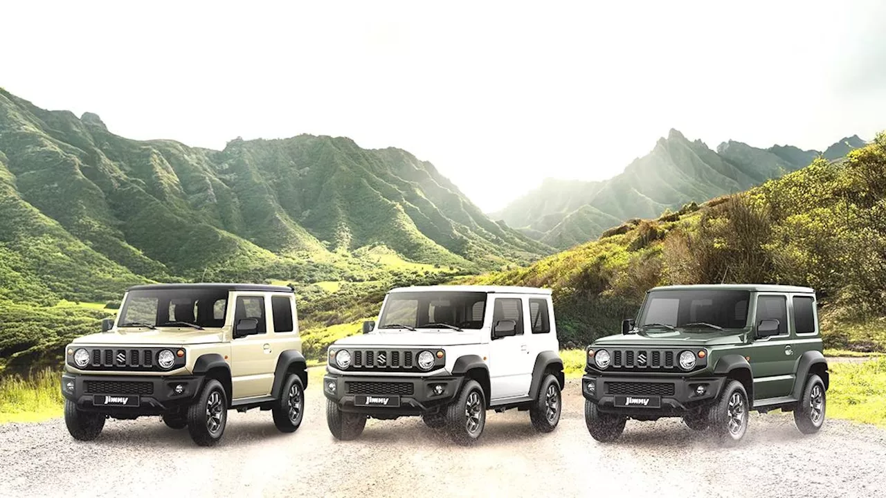 Adventure-ready and going fast: Get your Jimny 3-door today