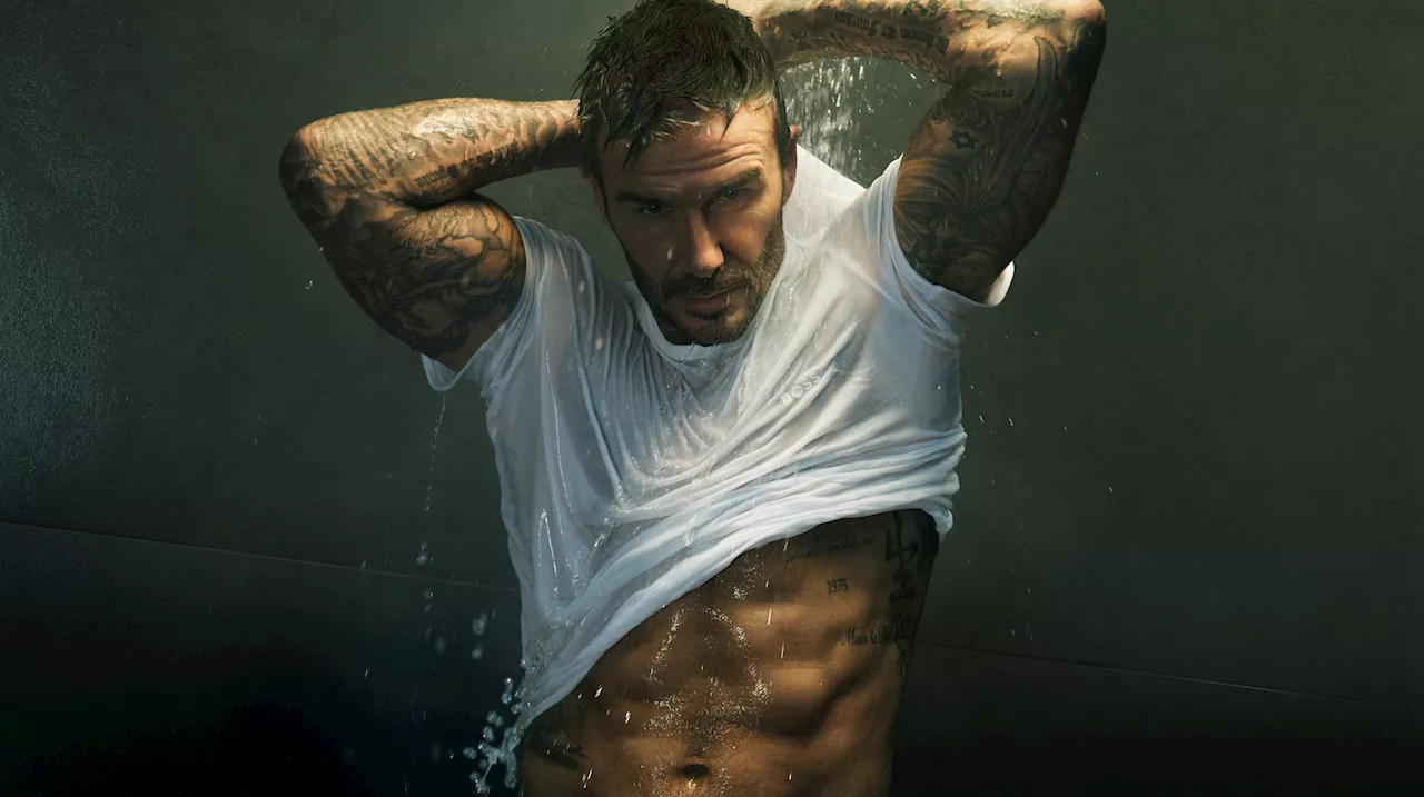 David Beckham Strips Down to Boxer Briefs for Steamy Boss One Bodywear Campaign