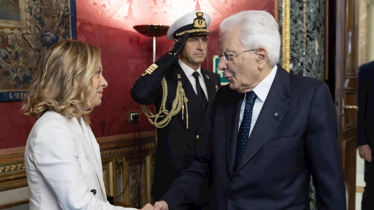 Meloni incontra Mattarella prima dell'annuncio dell'iscrizione nel registro degli indagati