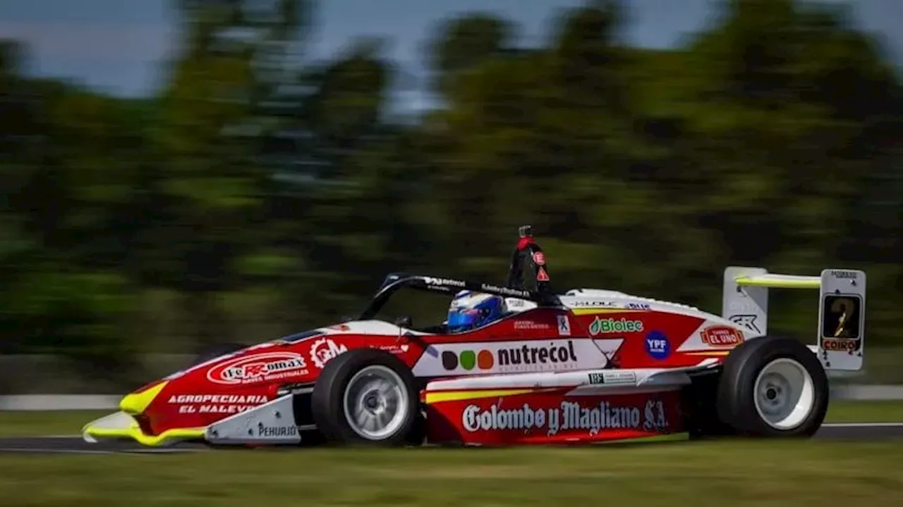 Un joven piloto argentino prueba un Fórmula 4 en España