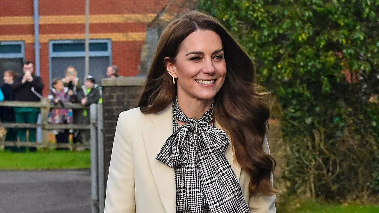 Kate se inspira en Diana en su visita al hospicio infantil Tŷ Hafan