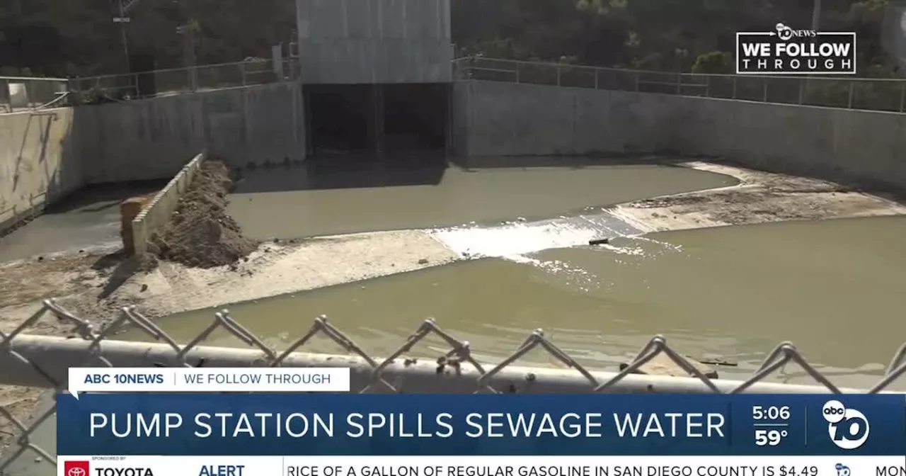 Sewage Spill Disrupts Pumping Station in California