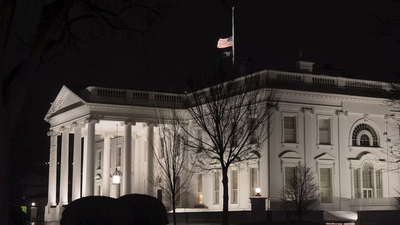 Why will US flags be at half-staff on Trump’s Inauguration Day?