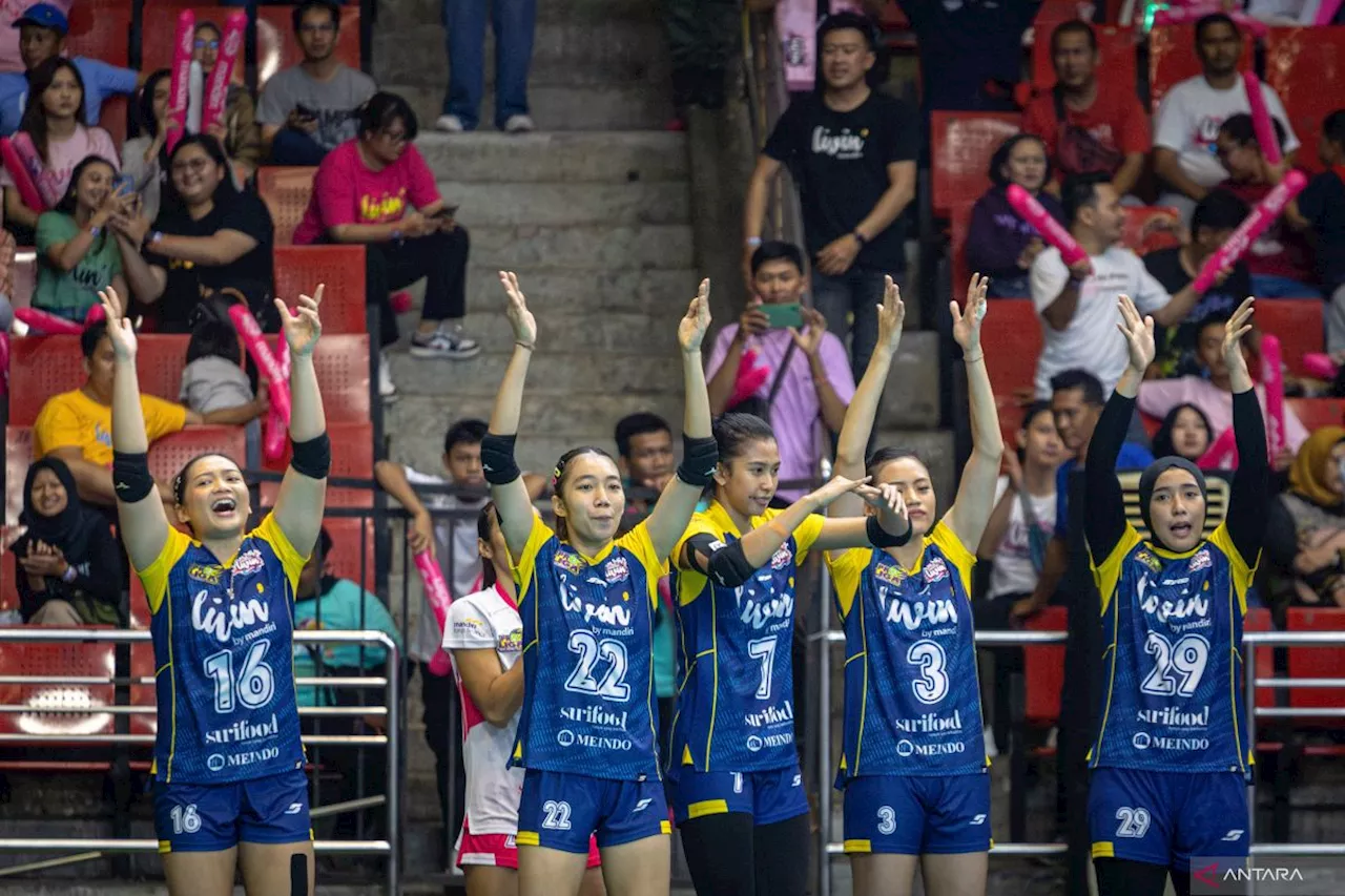 Proliga : Jakarta Livin Mandiri kalahkan Jakarta Pertamina Enduro 3-2