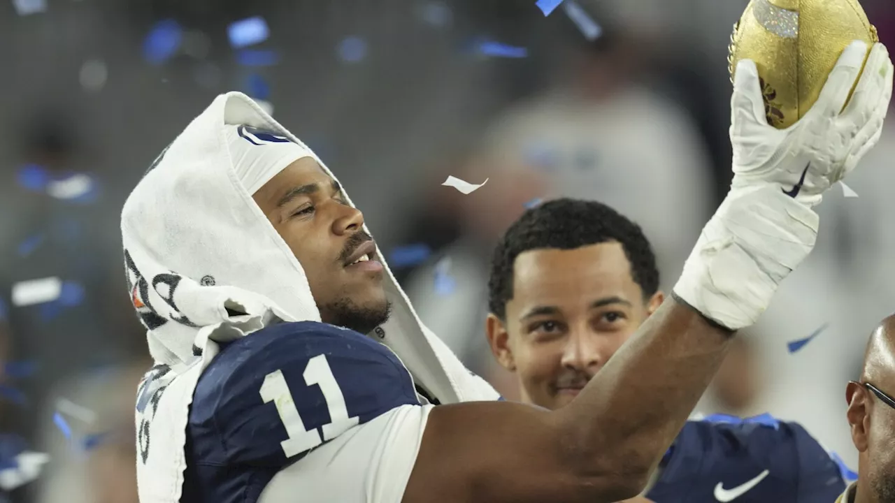 Penn State's Abdul Carter Celebrates Fiesta Bowl Victory