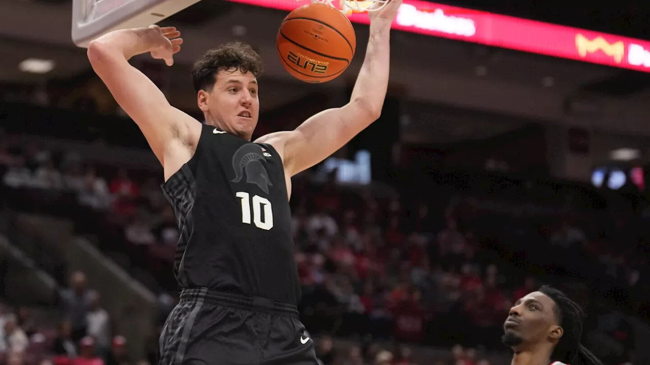 Zapala scores season-high 15 points as No. 18 Michigan State holds off Ohio State 69-62