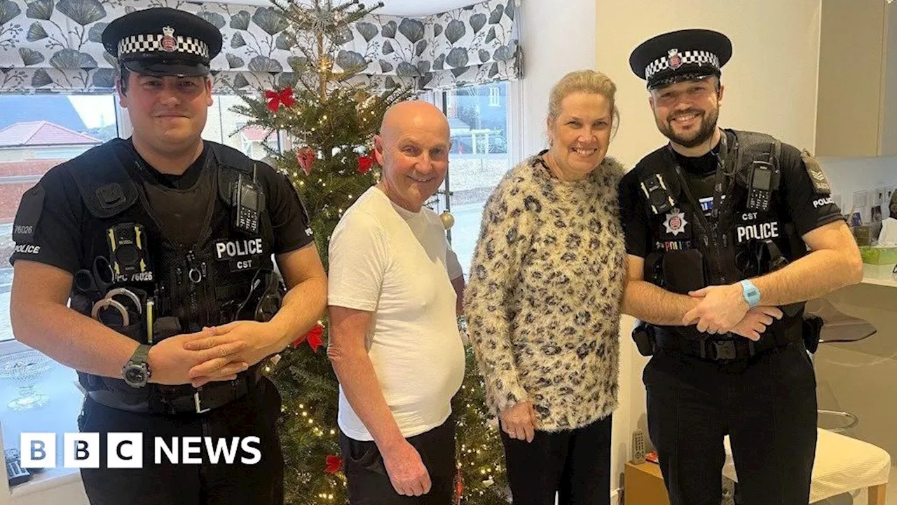 Grandmother Reunites with Police Who Saved Her Life