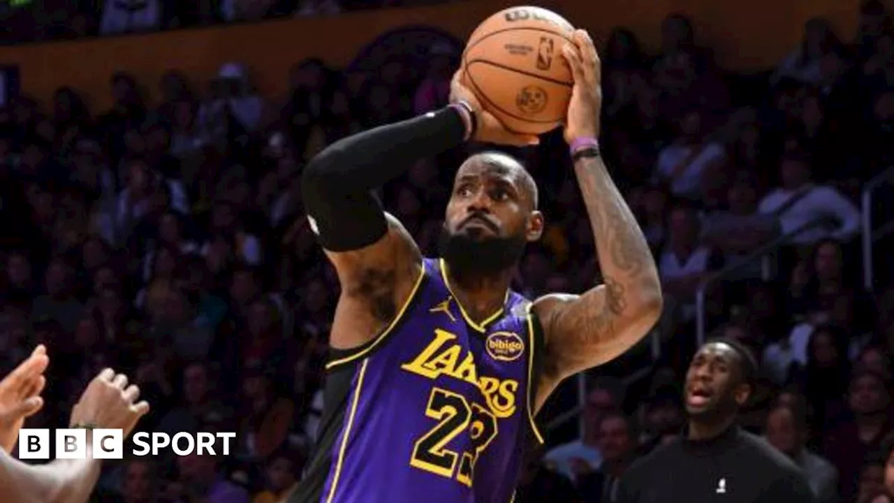 LeBron James Breaks 30-Point Game Record, Lakers Triumph Over Hawks