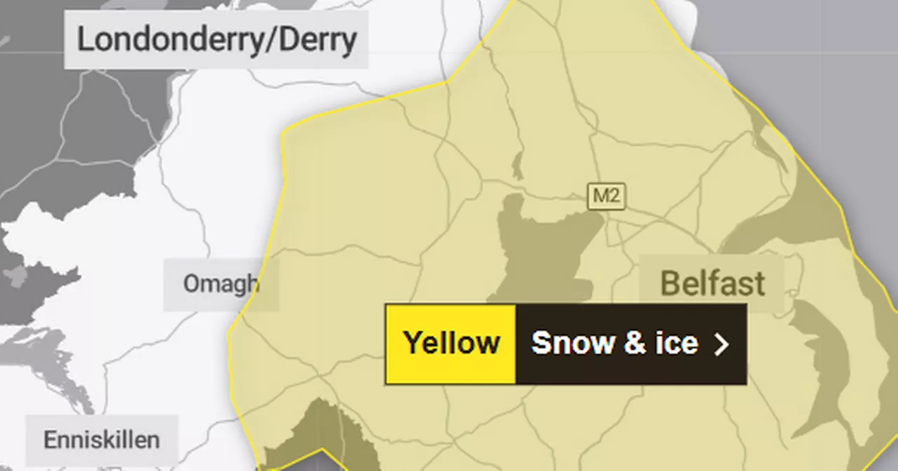 Snow and Ice Warning Issued for Northern Ireland