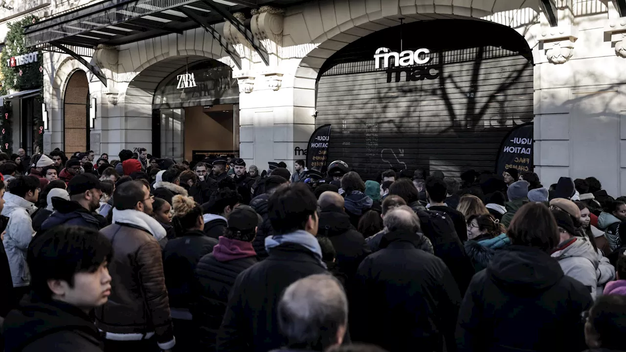 Paris: la Fnac des Champs-Elysées ferme définitivement, une semaine plus tôt qu'annoncé