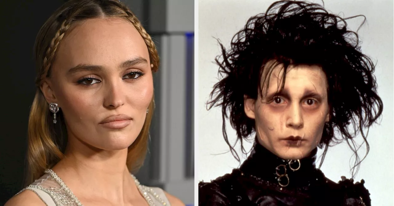 Lily-Rose Depp Finds 'Edward Scissorhands' Distressing at Age Three