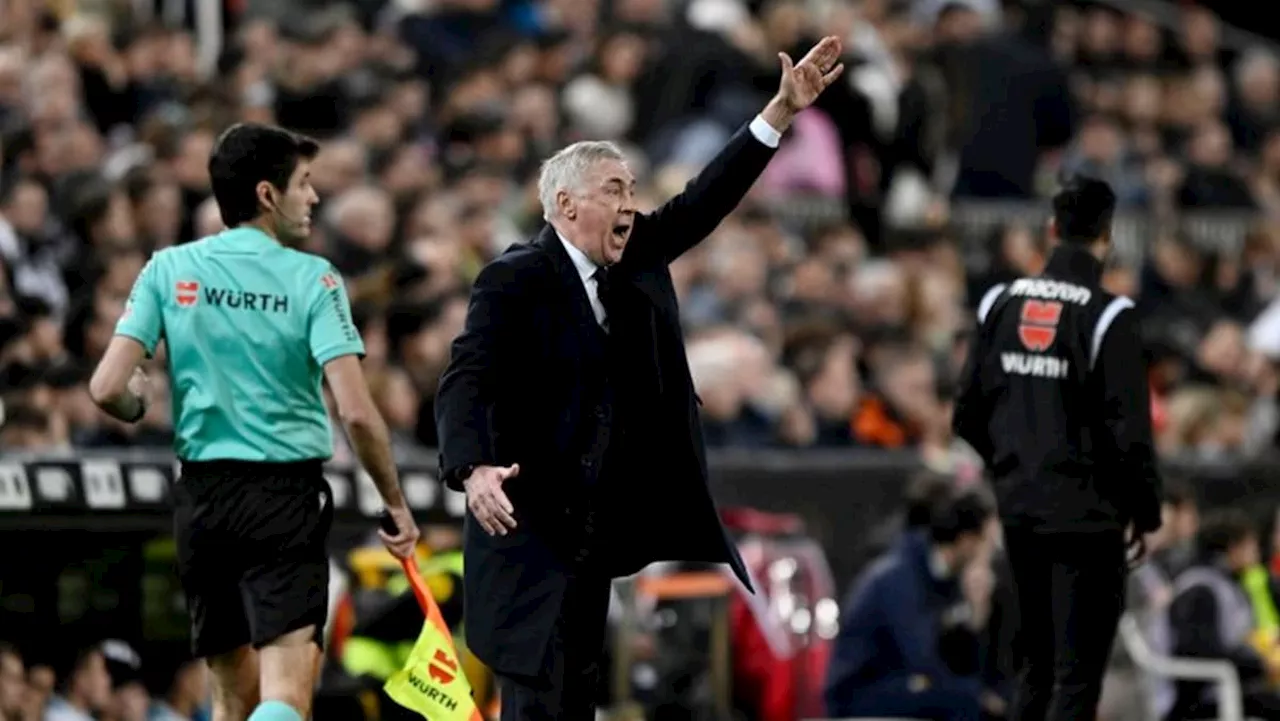 Real Madrid Coach Ancelotti Praises Comeback Win, Criticises First-Half Display