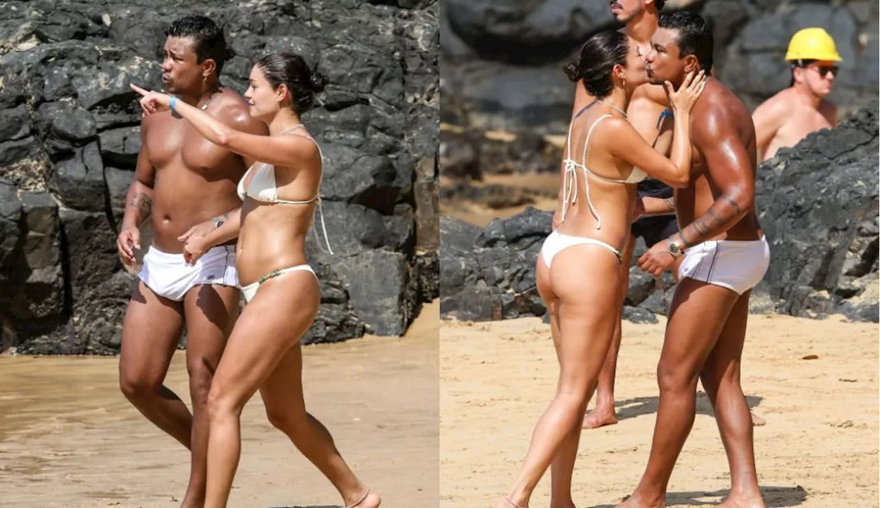 Sophie Charlotte e Xamã curtem Fernando de Noronha com amigos