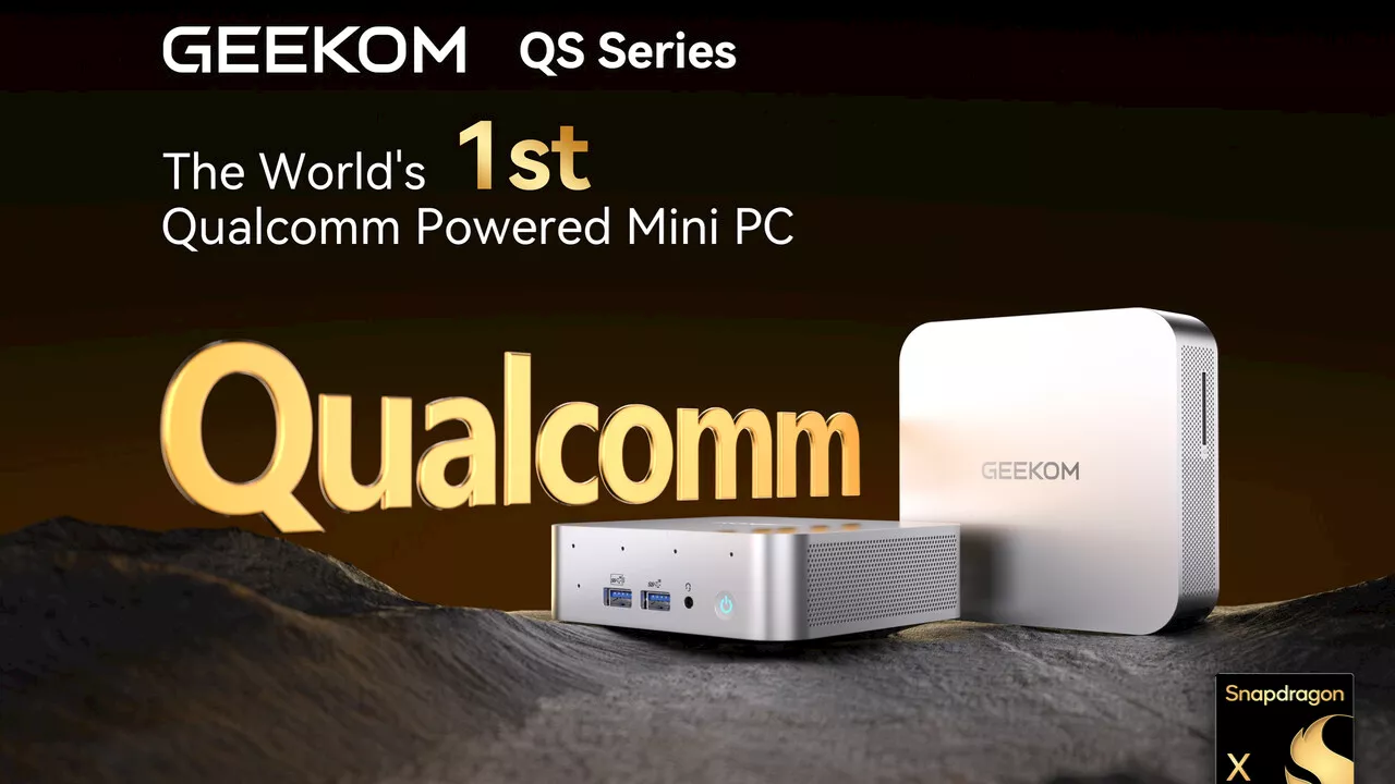 Geekom enthüllt drei neue Mini-PCs mit AMD, Intel und Qualcomm Chips