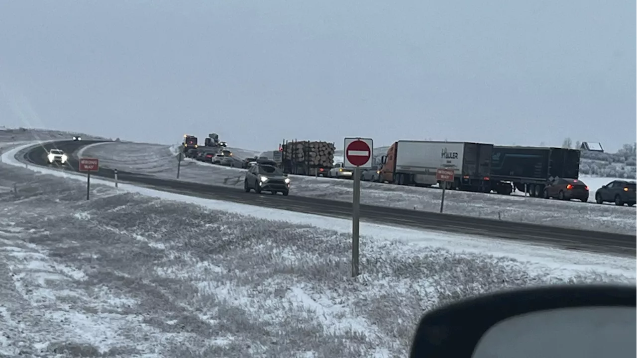 Serious Crash on Trans-Canada Highway Sends One to Hospital