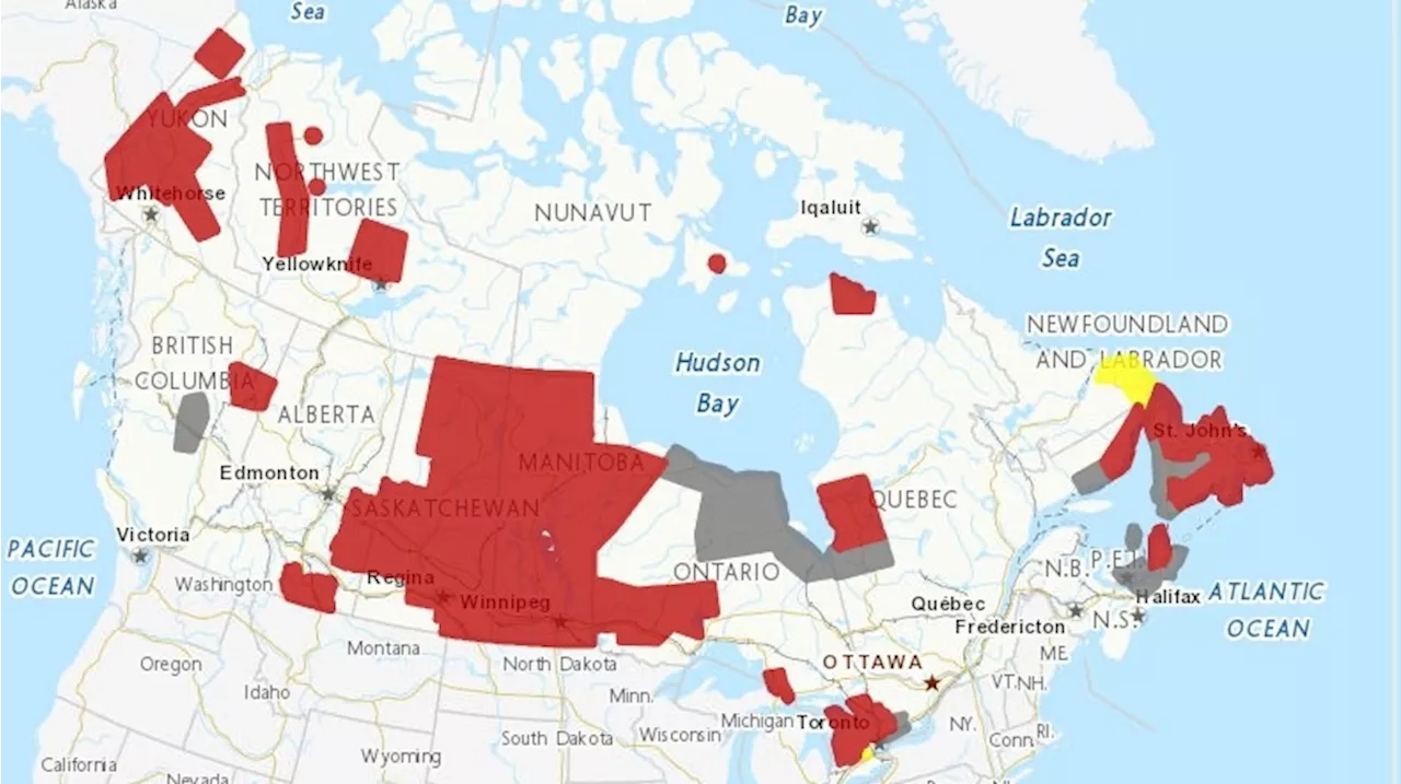 Severe Weather Alert for Much of Canada this Weekend