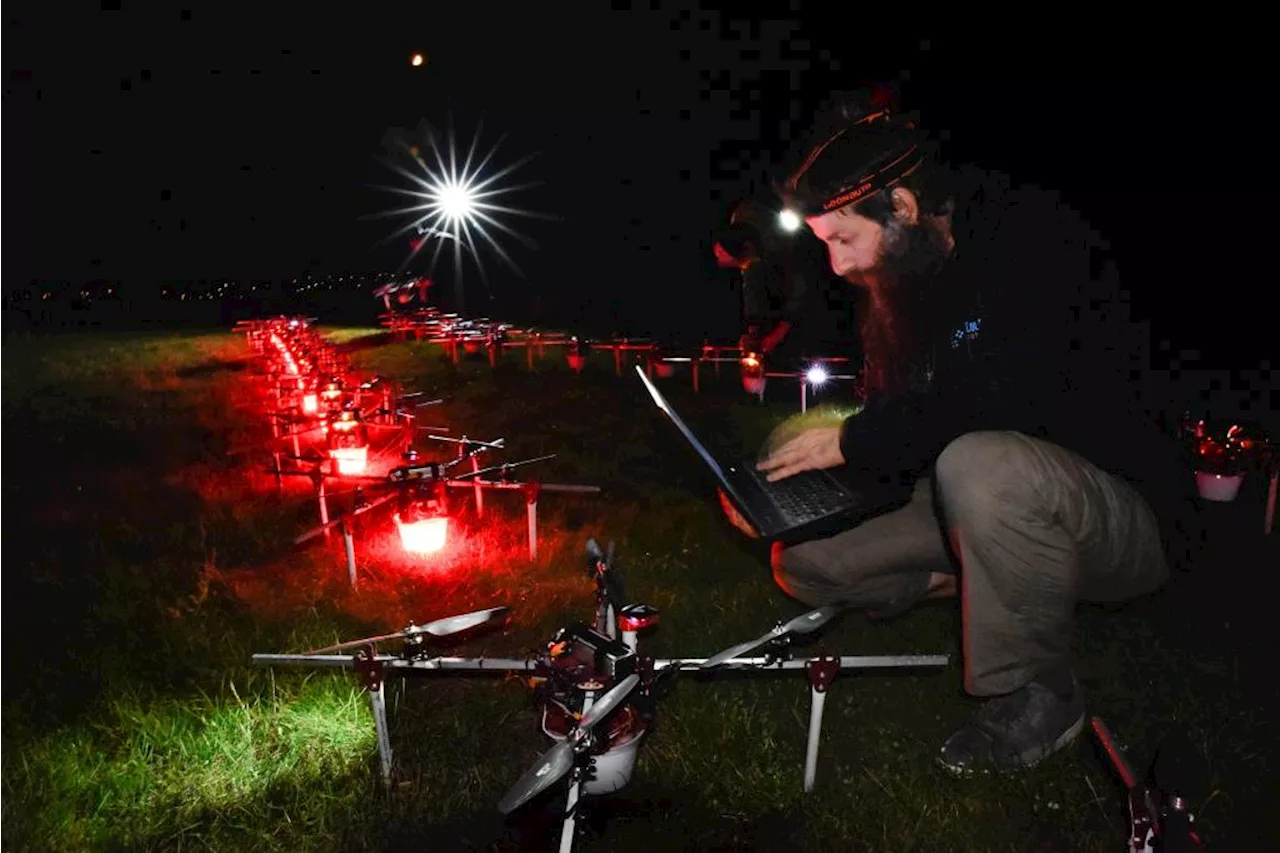 100 Drones Swarm Budapest Sky in Revolutionary Flight Experiment