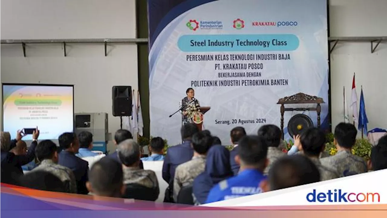 Kelas Baja Pertama RI Dibuka buat Siapkan SDM Industri