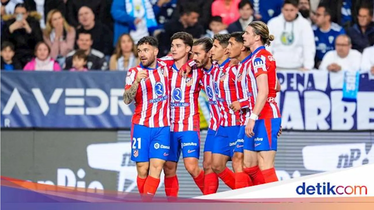 Atletico Madrid Raih Kemenangan Sempit di La Rosaleda