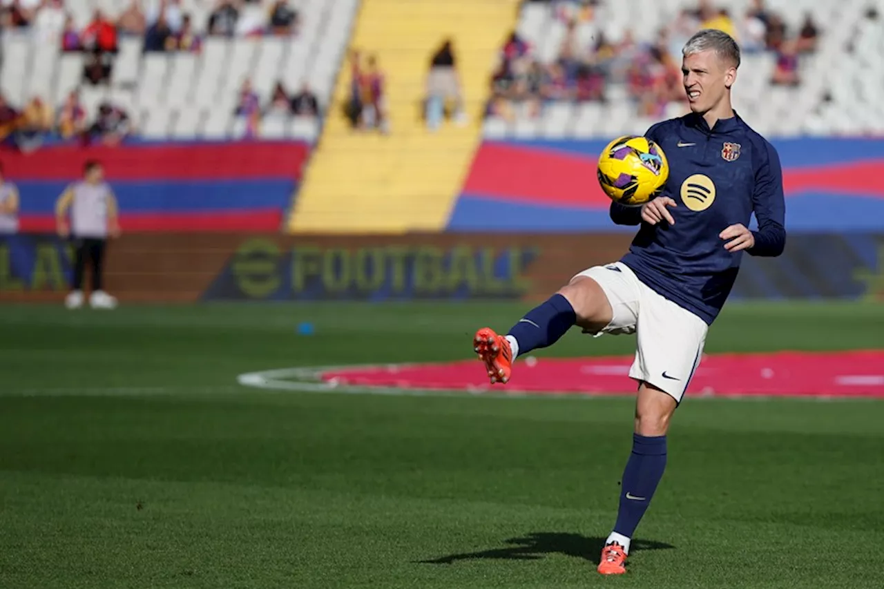 Olmo y Pau Víctor no podrán jugar con el Barcelona