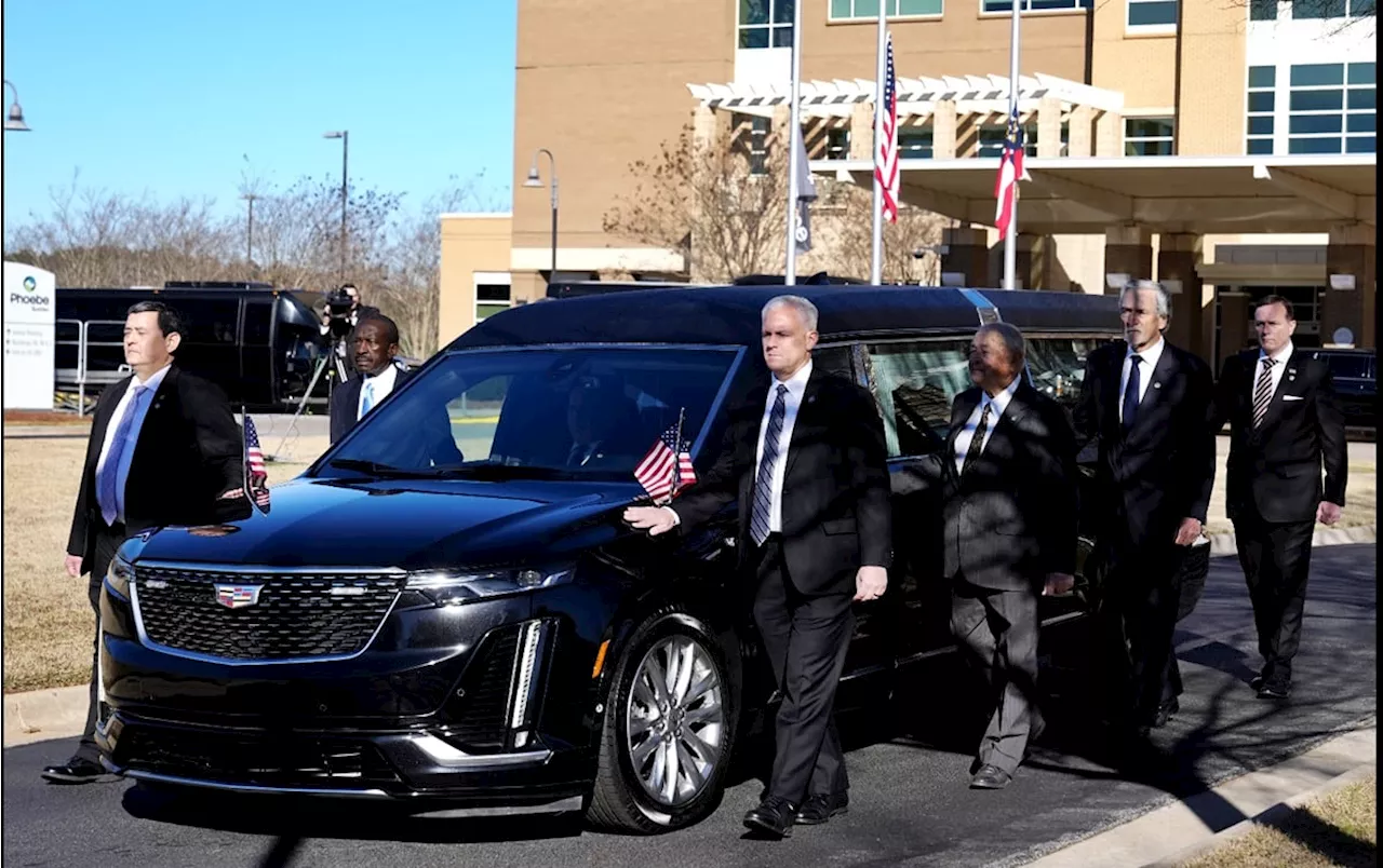 Restos de Jimmy Carter Recorren Georgia en Homenaje de Cuerpo Presente